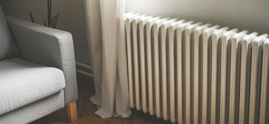 Biały kaloryfer